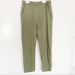 GAP Army Green Lyocell Tencel Joggers